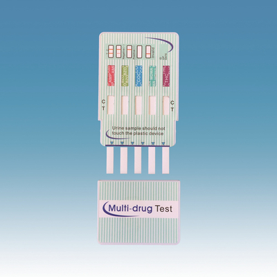 1枚のステップ複数の薬剤のスクリーン テスト カード