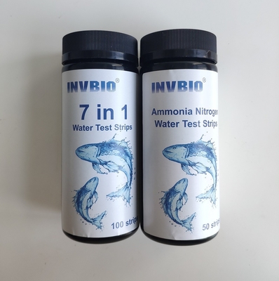 アンモナル窒素FSCのアクアリウム テスト ストリップの池の魚飼育用の水槽の塩水50 PC