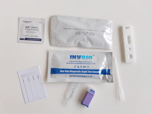 速いImmunofluorescenceの試金急速なテスト カセットFerritin水平なテスト キット2テスト/箱
