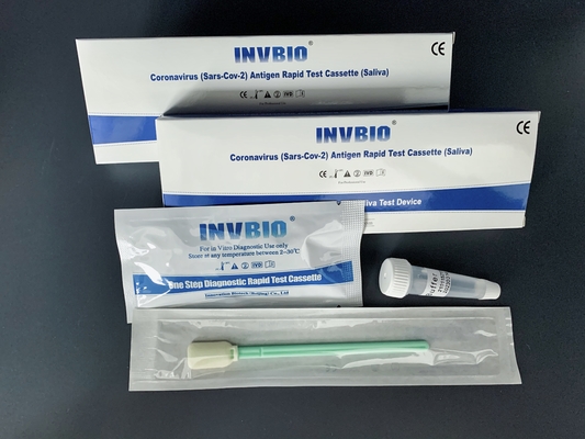 INVBIOの正確さのCoronavirusの唾液のRtkテスト5pcs/箱の質的な検出