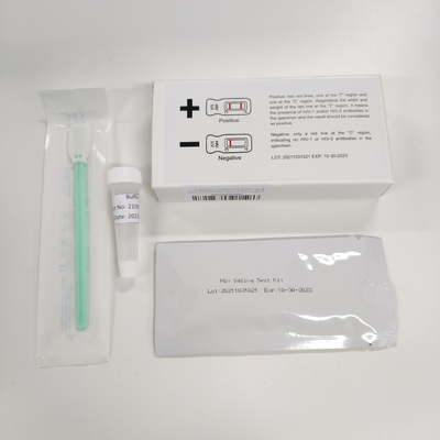 抗体 Hiv の検出の伝染病の急速なテスト キットの全血血しょう唾液のサンプル 25 のテスト
