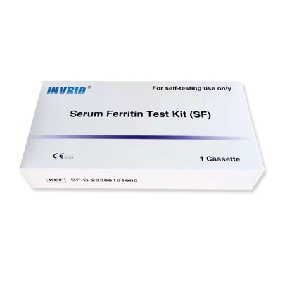 セリウム1ステップFerritinの血5ng/Ml - 50ng/Ml --をテストしている急速なテスト カセット自己