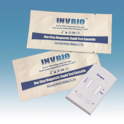 INVBIOのデング熱急速なテスト キットNS1の抗原およびIgG/IgMの抗体のコンボの診断