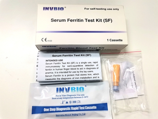 全血のFerritin速いテスト キットで承認される極めて正確なセリウム