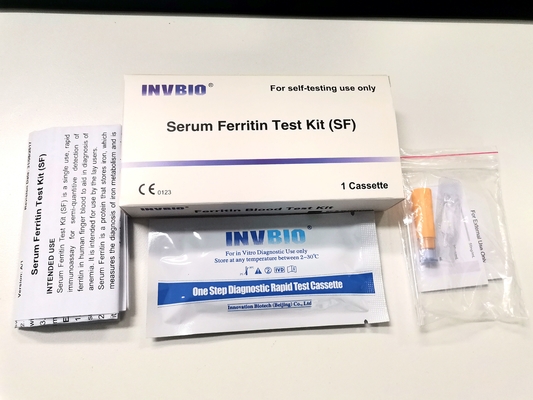 Ferritinの量的で急速な自己診断の高精度なテスト/箱1箱
