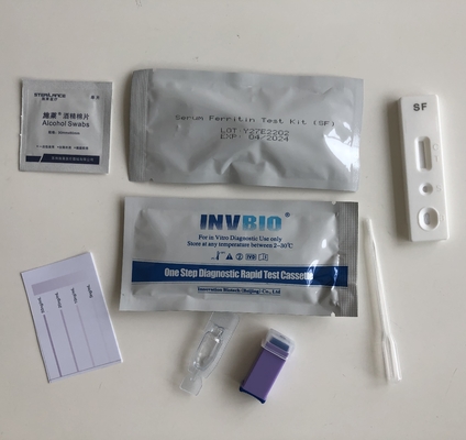 Invbioのセリウムの自己のテストの貧血症テスト キットの血清のFerritinは急速自宅で水平にする
