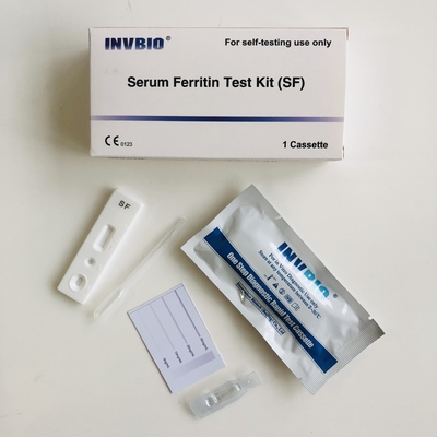 Invbioのセリウムの自己のテストの貧血症テスト キットの血清のFerritinは急速自宅で水平にする