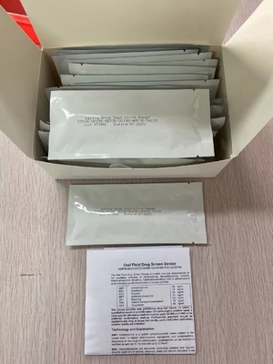 会う/COC/OPI/THC/BZO 6つの多パネルの口頭流動FDAの薬物乱用テスト キットAMP/