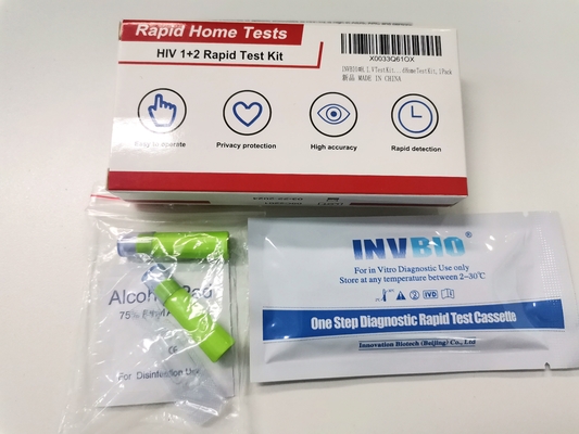 HIV 1+2の抗体急速なテスト キットの全血25pcs/Box