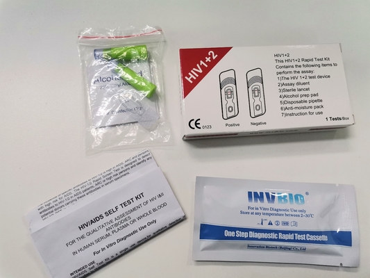 全血HIV 1/2自由で急速なテスト キット正確な99%