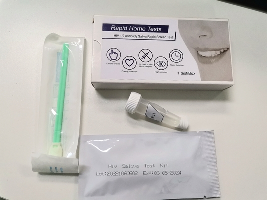 HIVのタイプ1のタイプ2の唾液FSCが付いている急速なテスト キット
