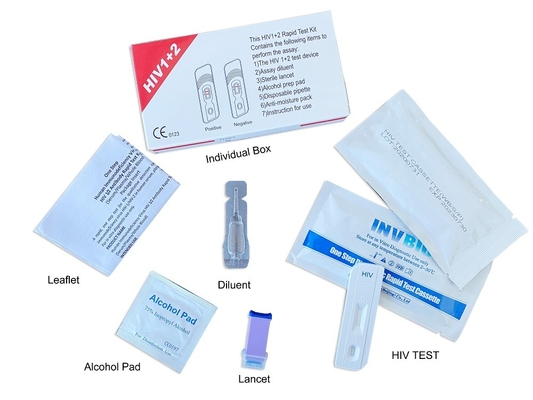 速い指のPrickはStd急速なHIVの血液検査のキットのセリウムIsoの証明書を定める