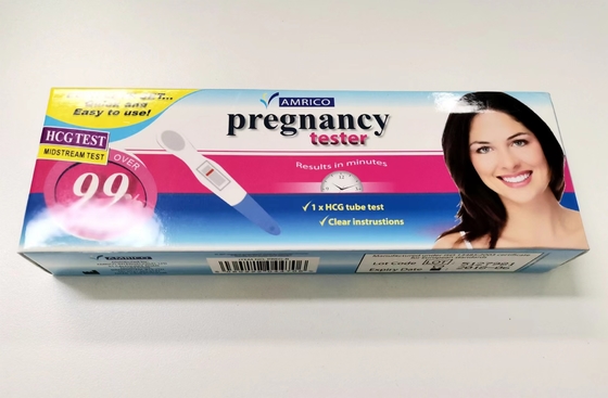 早い妊娠のHcgの半ばの妊娠検査のキットの高い感受性の家テスト