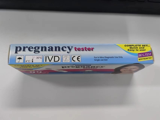早期発見の即刻の半ばのHcgの妊娠検査1のステップ尿の速い検出