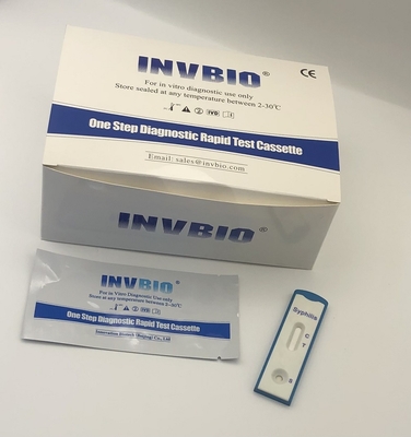 Ivdの梅毒急速なテスト カセット感染症診断セリウムの証明書