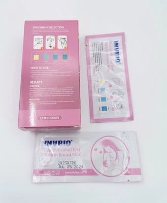 2分25/Boxの1つのステップ母乳テスト ストリップの結果