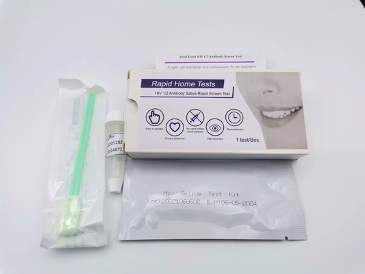 99% Oraquick 唾液 HIV 口腔スワブ 検査 正確性 インビオ イン ビトロ 診断用