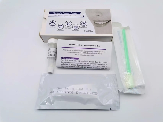 99% Oraquick 唾液 HIV 口腔スワブ 検査 正確性 インビオ イン ビトロ 診断用