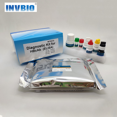 HAV IgM Elisaテスト キットの版の箱1箱あたりの人間の使用96テスト