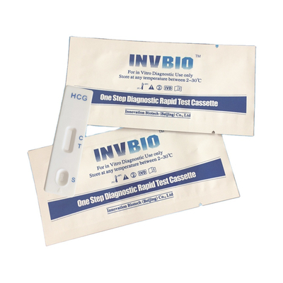 医学IVD Hcg 1枚のステップ妊娠検査カード
