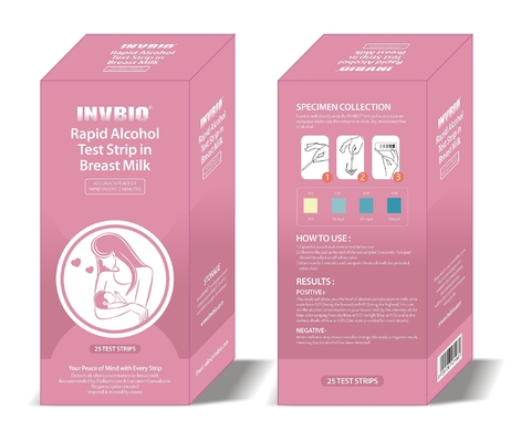 母乳のための使い捨て可能で急速なテスト カセット アルコール度測定のストリップ