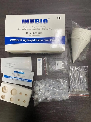 100%の特定性のCovid 19急速なテスト キットの唾液のつばテスト カード
