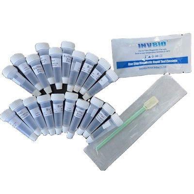 INVBIOの正確さのCoronavirusの唾液のRtkテスト5pcs/箱の質的な検出