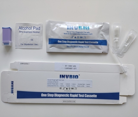 INVBIOをテストしているSARSCoV 2 Coronavirus IgG IgMの抗体テスト キット1のステップ自己