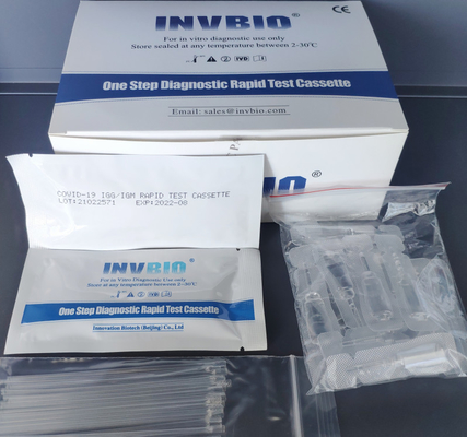 セリウムFSCのFDAのIgG IgMのコロイド金抗体COVID19のための急速なテスト キット