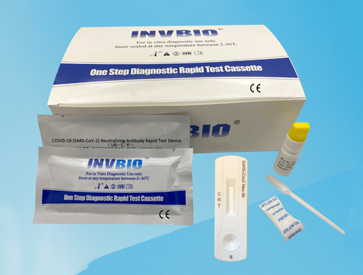 INVBIO 1のステップCoronavirusの中和の抗体テスト キット自宅で