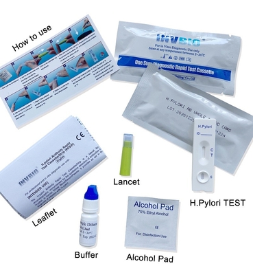 H. Pylori Antibodyの血血清血しょう感染症急速なテスト キット カセット